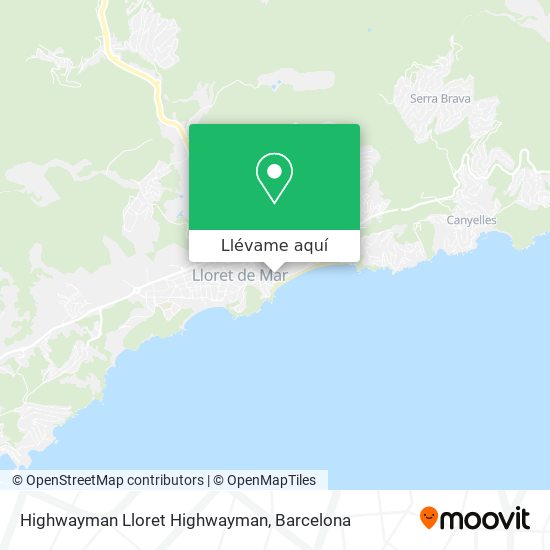 Mapa Highwayman Lloret Highwayman