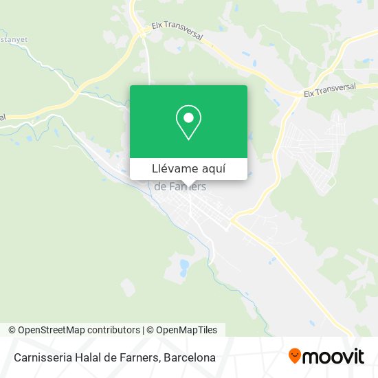 Mapa Carnisseria Halal de Farners