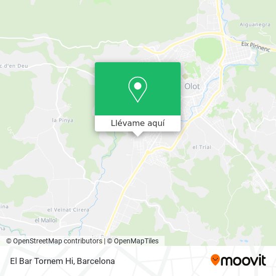Mapa El Bar Tornem Hi