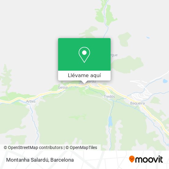 Mapa Montanha Salardú