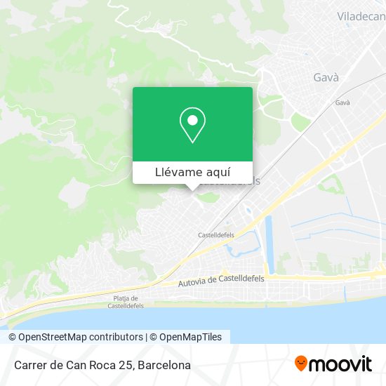 Mapa Carrer de Can Roca 25