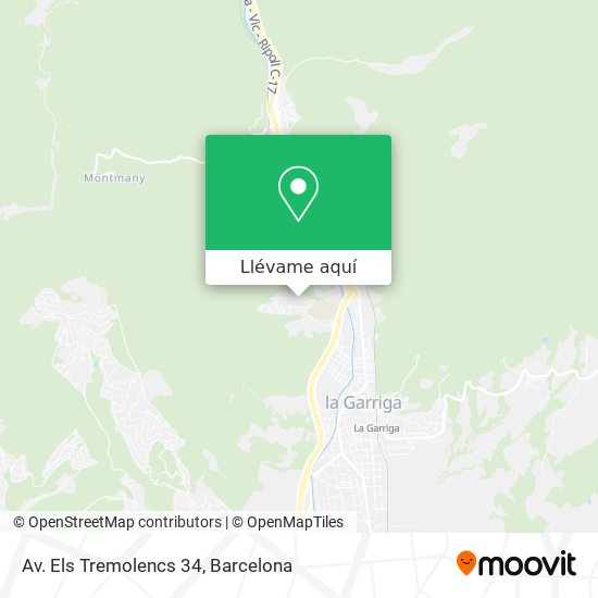 Mapa Av. Els Tremolencs 34