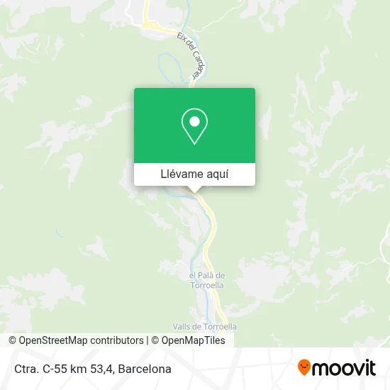 Mapa Ctra. C-55 km 53,4
