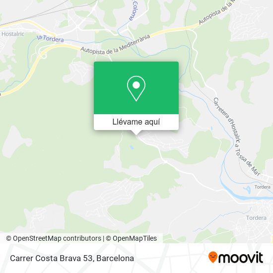 Mapa Carrer Costa Brava 53