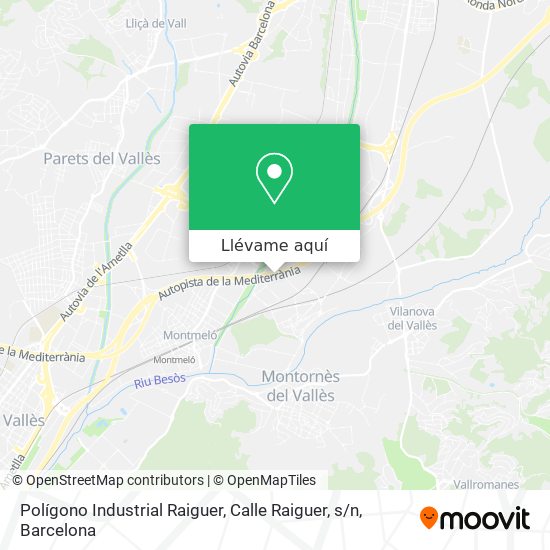 Mapa Polígono Industrial Raiguer, Calle Raiguer, s / n