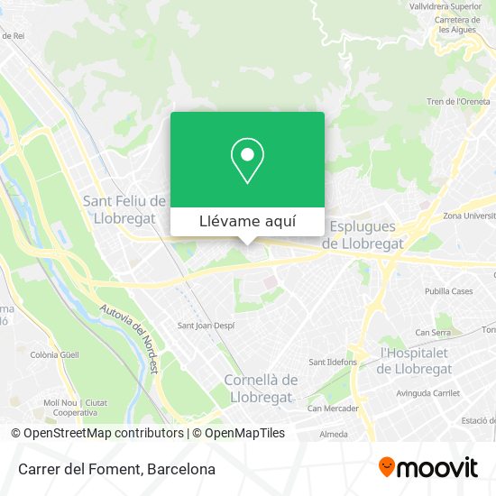 Mapa Carrer del Foment
