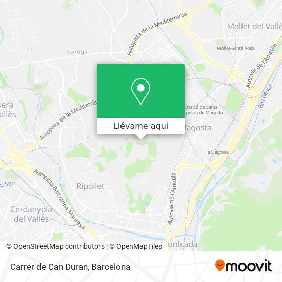 Mapa Carrer de Can Duran