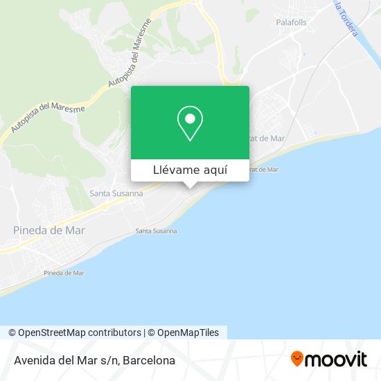 Mapa Avenida del Mar s/n