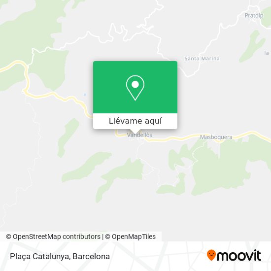 Mapa Plaça Catalunya