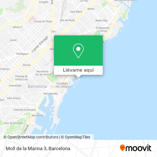 Mapa Moll de la Marina 3