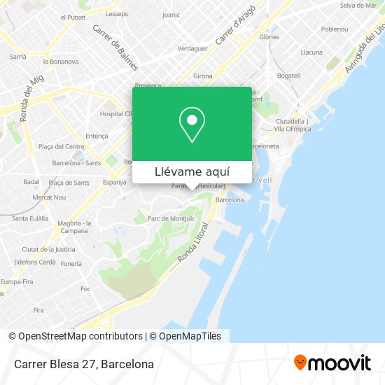 Mapa Carrer Blesa 27