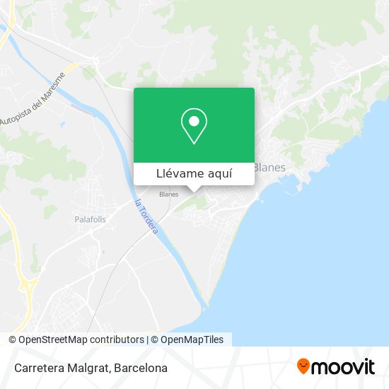 Mapa Carretera Malgrat