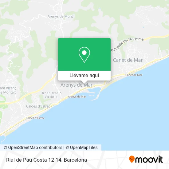 Mapa Rial de Pau Costa 12-14