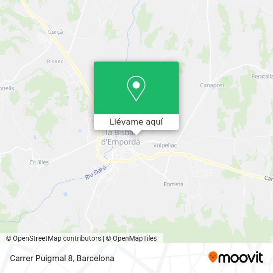 Mapa Carrer Puigmal 8