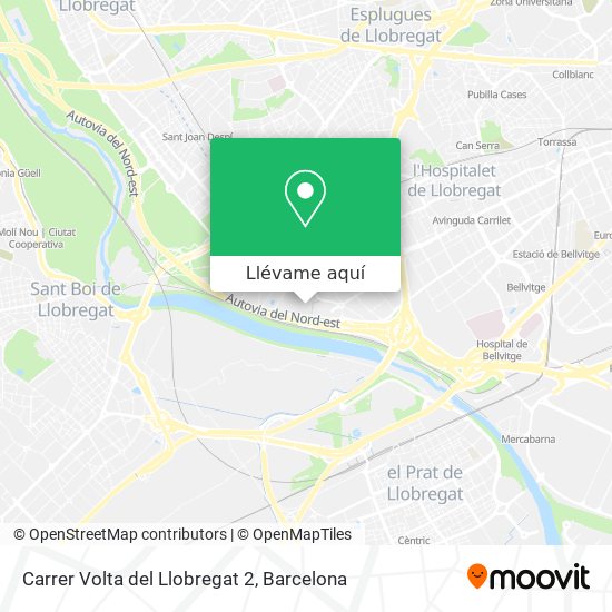 Mapa Carrer Volta del Llobregat 2