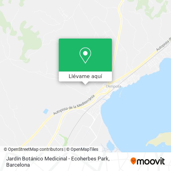 Mapa Jardín Botánico Medicinal - Ecoherbes Park