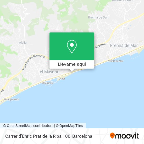 Mapa Carrer d'Enric Prat de la Riba 100