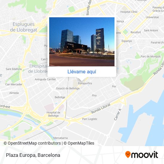 Mapa Plaza Europa