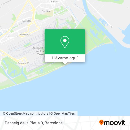 Mapa Passeig de la Platja 0