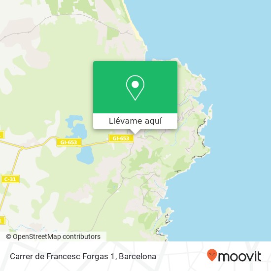 Mapa Carrer de Francesc Forgas 1