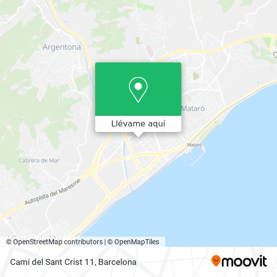 Mapa Camí del Sant Crist 11