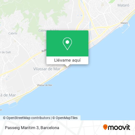 Mapa Passeig Maritim 3