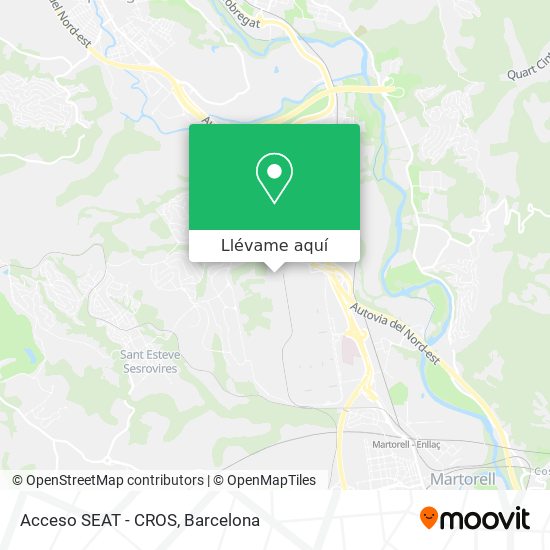 Mapa Acceso SEAT - CROS