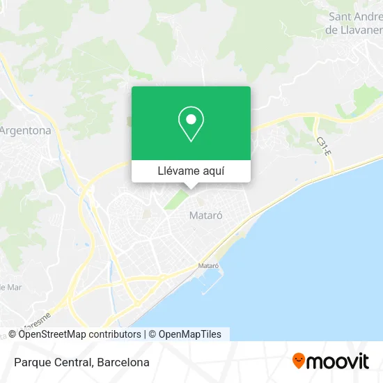 Mapa Parque Central