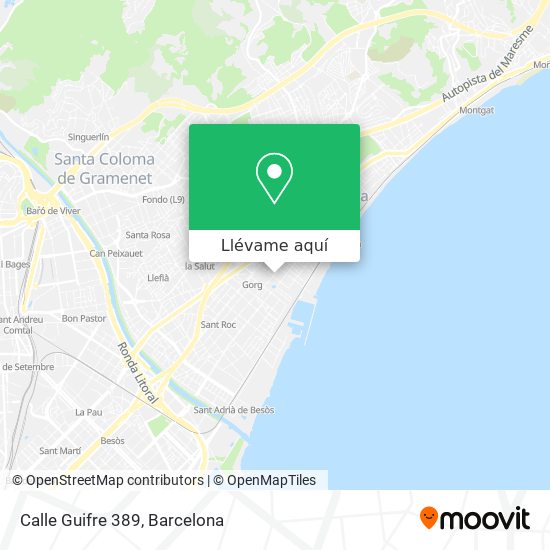 Mapa Calle Guifre 389