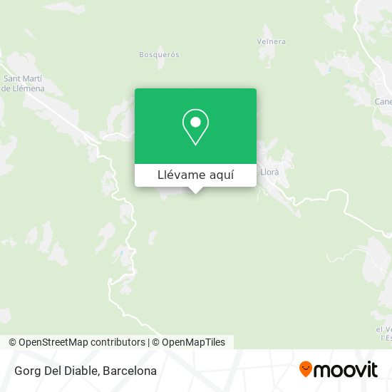 Mapa Gorg Del Diable