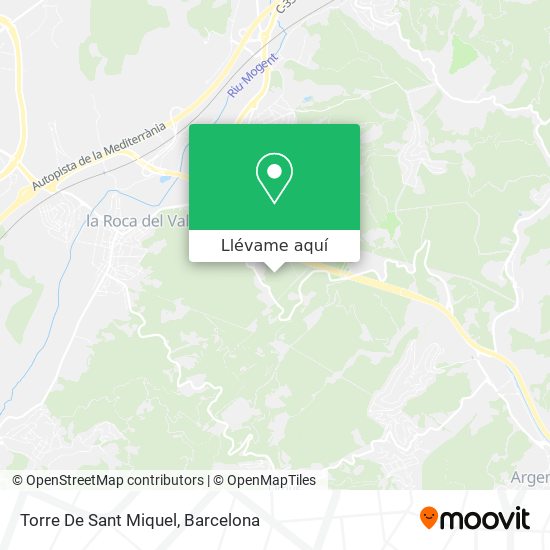 Mapa Torre De Sant Miquel