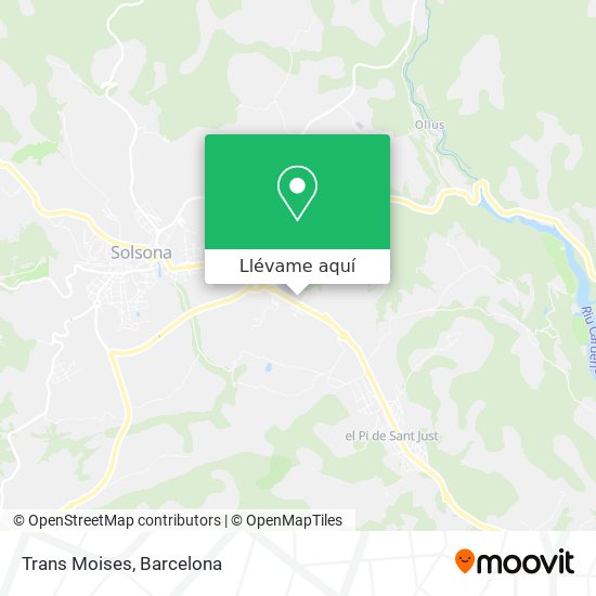 Mapa Trans Moises