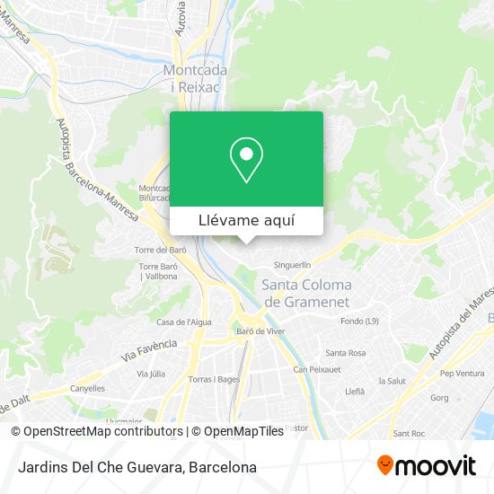 Mapa Jardins Del Che Guevara