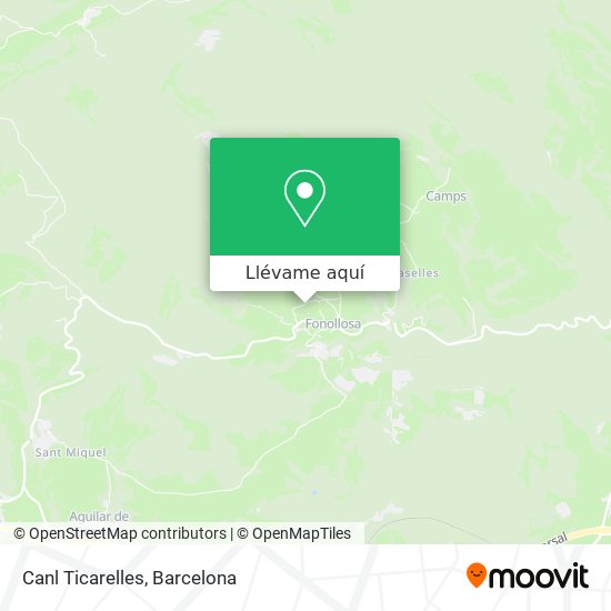 Mapa Canl Ticarelles