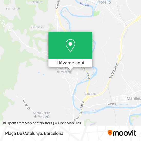 Mapa Plaça De Catalunya