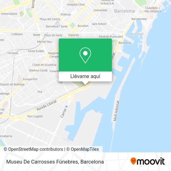 Mapa Museu De Carrosses Fúnebres