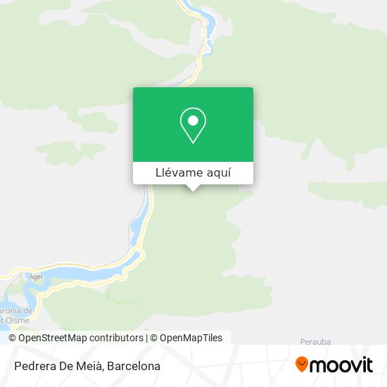 Mapa Pedrera De Meià
