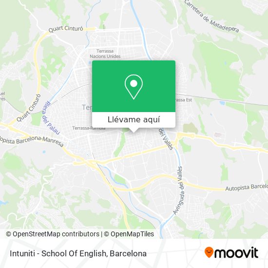 Mapa Intuniti - School Of English