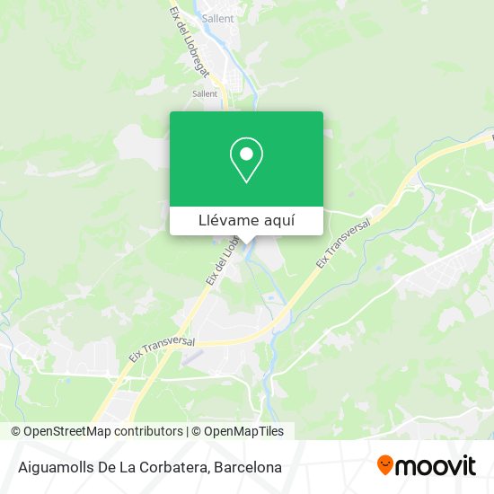 Mapa Aiguamolls De La Corbatera
