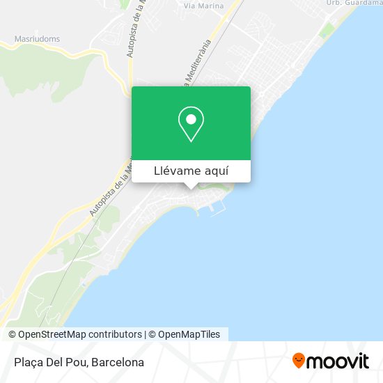 Mapa Plaça Del Pou