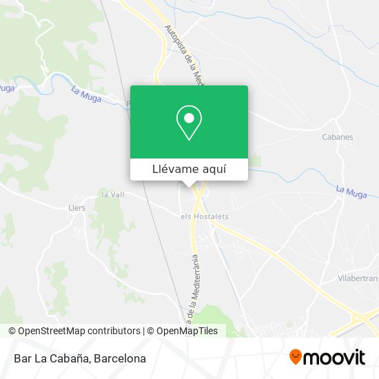 Mapa Bar La Cabaña