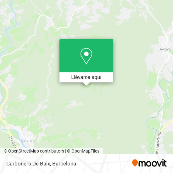 Mapa Carboners De Baix