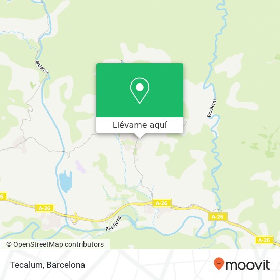 Mapa Tecalum