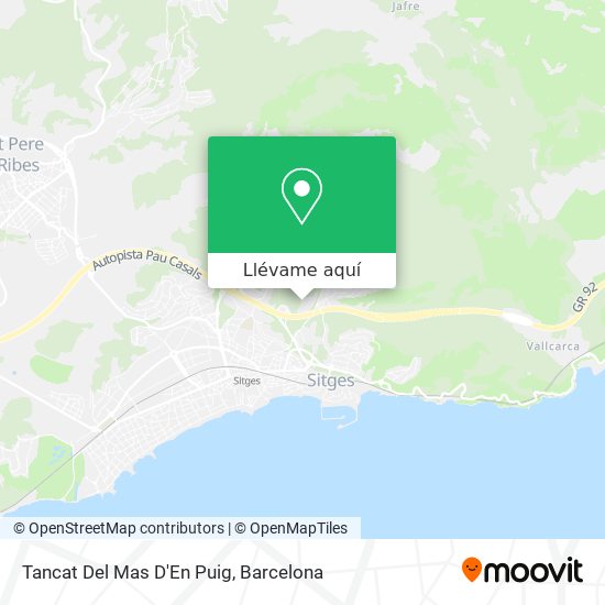 Mapa Tancat Del Mas D'En Puig