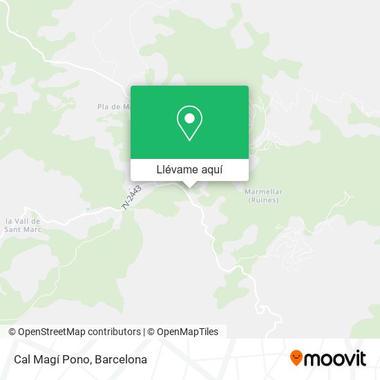 Mapa Cal Magí Pono