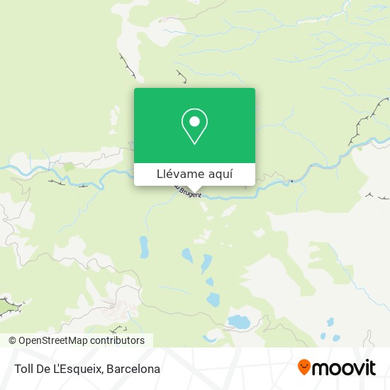 Mapa Toll De L'Esqueix
