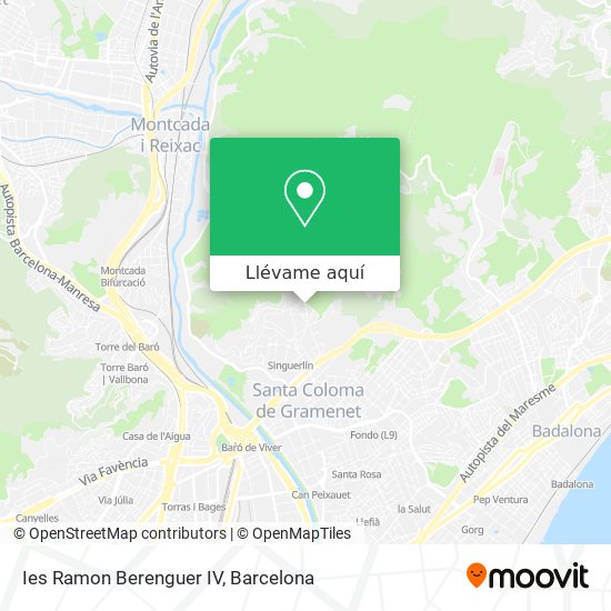 Mapa Ies Ramon Berenguer IV