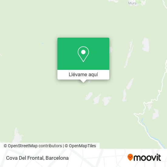 Mapa Cova Del Frontal