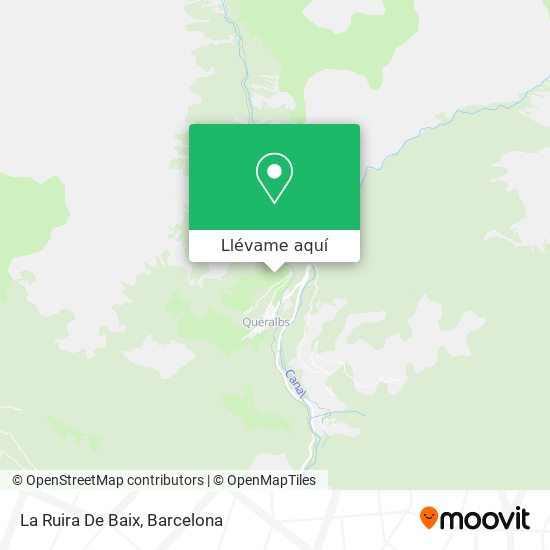Mapa La Ruira De Baix