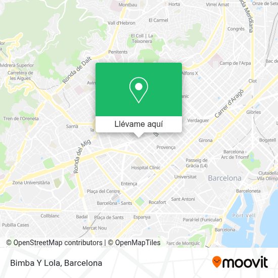 Cómo llegar a Bimba Y Lola en Barcelona en Autobús, Metro, Tren o Tranvía?